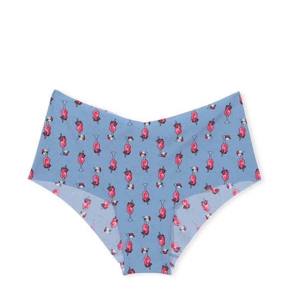 Victoria's Secret No Show Cheeky Panty Faded Denim Daiquiris M NEW - Picture 2 of 5